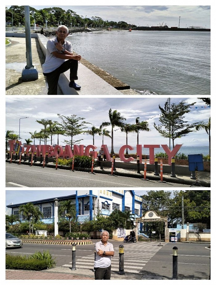 ... still along the cawa2x boulevard , photo below background the Pilar College (school for women only)